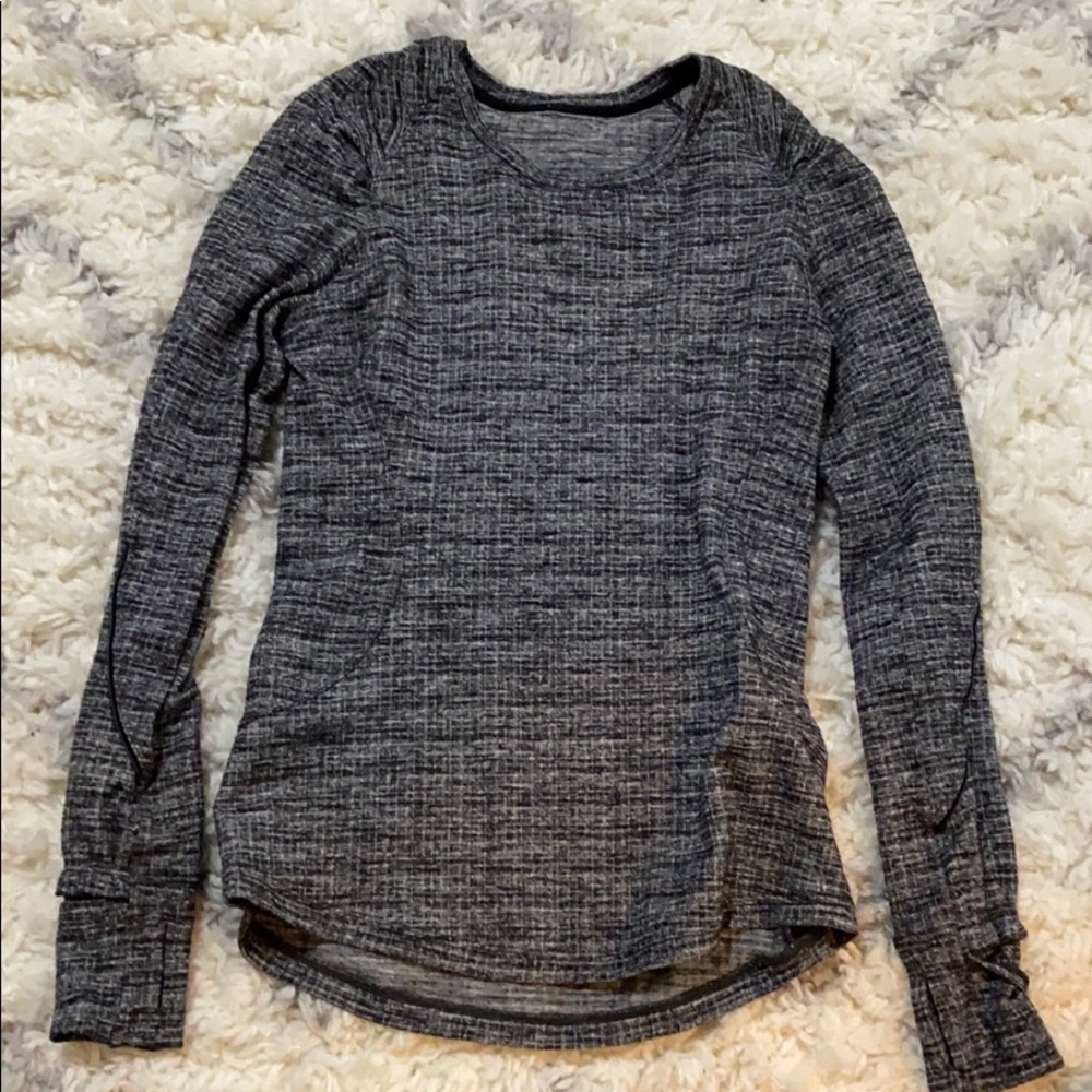 tight lulu lemon shirt